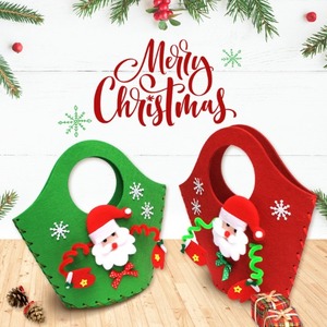 크리스마스만들기,크리스마스가방,부직포가방,바느질로만드는가방,바느질가방,어린이가방,가방만들기